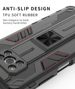 Custodia Rigida Magnetica Antiurto in TPU Ecologico con Anello Metallico e Supporto per POCO X3 NFC/Poco <span class=keywords><strong>C3</strong></span>/Redmi 9 Prime/Note 10 Pro - Product Image 6