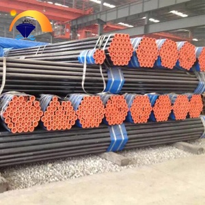 <strong>API</strong> <strong>5L</strong> ASTM A106 A53 Grad B Carbon Steel Seamless Pipe Bevel End and Black Painting and Print logo - Product Image 4