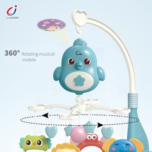 Nueva <span class=keywords><strong>cuna</strong></span> musical educativa para pájaros, sonajeros colgantes <span class=keywords><strong>de</strong></span> animales, juguetes para bebés, Guardería Móvil - Product Image 4