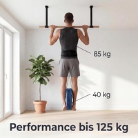 Barre de traction murale en bois Wellshow Sport pour tractions au plafond, équipement de calisthénie robuste pour la maison