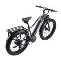 Vélo de montagne électrique Burchda Rx20 48V 26 pouces avec pneus larges, cadre en alliage d'aluminium, batterie au lithium, offre spéciale transfrontalière