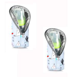 Baby Bottle Cooler Tote Bags Insulated Breastmilk Cooler Bag Nursing Bottle Cooler Warmer Bag for Nursing Mom Daycare Travel - Product Image 1