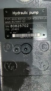 משאבת בוכנה a4vg a4vg140 משאבה הידראולית a4vg175 a4vg180 a4vg250 סדרה a4vg180ep2d1/32r-ntd02f691lh-s + a11v0d12n00/10r-nsd12n00/10r-nsd12n00 - Product Image 2