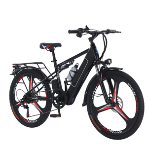 Vélos de montagne électriques 48V de haute qualité en gros, pneus de 26 pouces, loisirs urbains, longue autonomie, moteur à moyeu arrière, batterie au lithium - Product Image 6