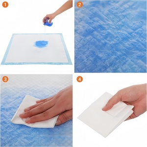 Tùy chỉnh Puppy đào tạo Pad y tế vệ sinh Mat <span class=keywords><strong>Wee</strong></span> thấm nước tiểu underpad nhà vệ sinh bô PEE Pad cho chó vật nuôi động vật - Product Image 2