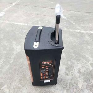 Haut-parleur à roulettes en bois, 50 W, grande puissance <span class=keywords><strong>DJ</strong></span>, extérieur, bois, 15 pouces, son 80W, RMS, avec BT/USB/SD/FM/sans fil, nouveauté - Product Image 5