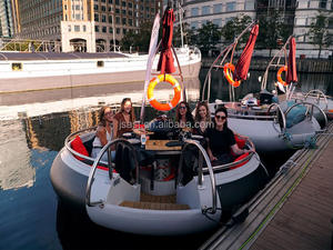 Petit bateau chinois en plastique dur bbq donuts prix <span class=keywords><strong>moteur</strong></span> <span class=keywords><strong>électrique</strong></span> pas cher mini bateau à jet de vitesse à vendre bateau acrylique à fond transparent - Product Image 6