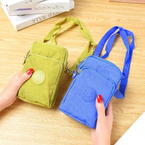 Sac à bandoulière pour téléphone, pochette en nylon imperméable avec poche zippée, sac de course pour femmes, usage quotidien, printemps 2021 - Product Image 3