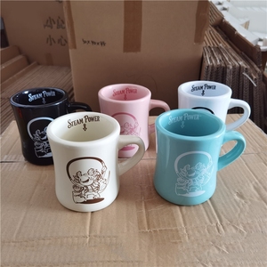 Taza de Café de Cerámica Estilo Diner Personalizada, 11 oz, Color Blanco Crema, Taza Gruesa Estilo Diner con Logotipo - Product Image 5