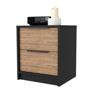 Mesita de noche moderna de lujo DB Washington con dos cajones grandes para dormitorio o sala de estar - Product Image 6