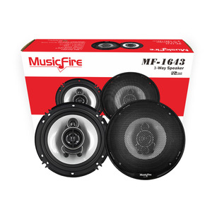 ลำโพงติดรถยนต์ Musicfire MF-1643 ขนาด 6 นิ้ว 3 ทาง 4 โอห์ม ระบบเสียงโคแอกเชียล - Product Image 1