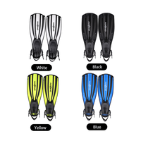 Sirip Renang DIVESTAR Model Terbaru Logo Kustom Tali Pengikat Dapat Disesuaikan Berbagai Warna Sirip Freediving Diving untuk Dewasa
