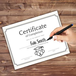 <span class=keywords><strong>Certificado</strong></span> <span class=keywords><strong>de</strong></span> Finalización <span class=keywords><strong>de</strong></span> Entrenamiento <span class=keywords><strong>de</strong></span> Perros, Huella <span class=keywords><strong>de</strong></span> Pata, Premio para Cachorros, para Entrenadores, Habilidad <span class=keywords><strong>de</strong></span> Perro <span class=keywords><strong>de</strong></span> Servicio - Product Image 3