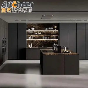 Kitchen cabinet designs modern 2023 with island modular import style