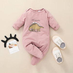 <span class=keywords><strong>Pigiama</strong></span> Footie del bambino della stampa del <span class=keywords><strong>dinosauro</strong></span> dell'arcobaleno della tuta delle ragazze dei ragazzi dei vestiti svegli all'ingrosso del neonato - Product Image 6
