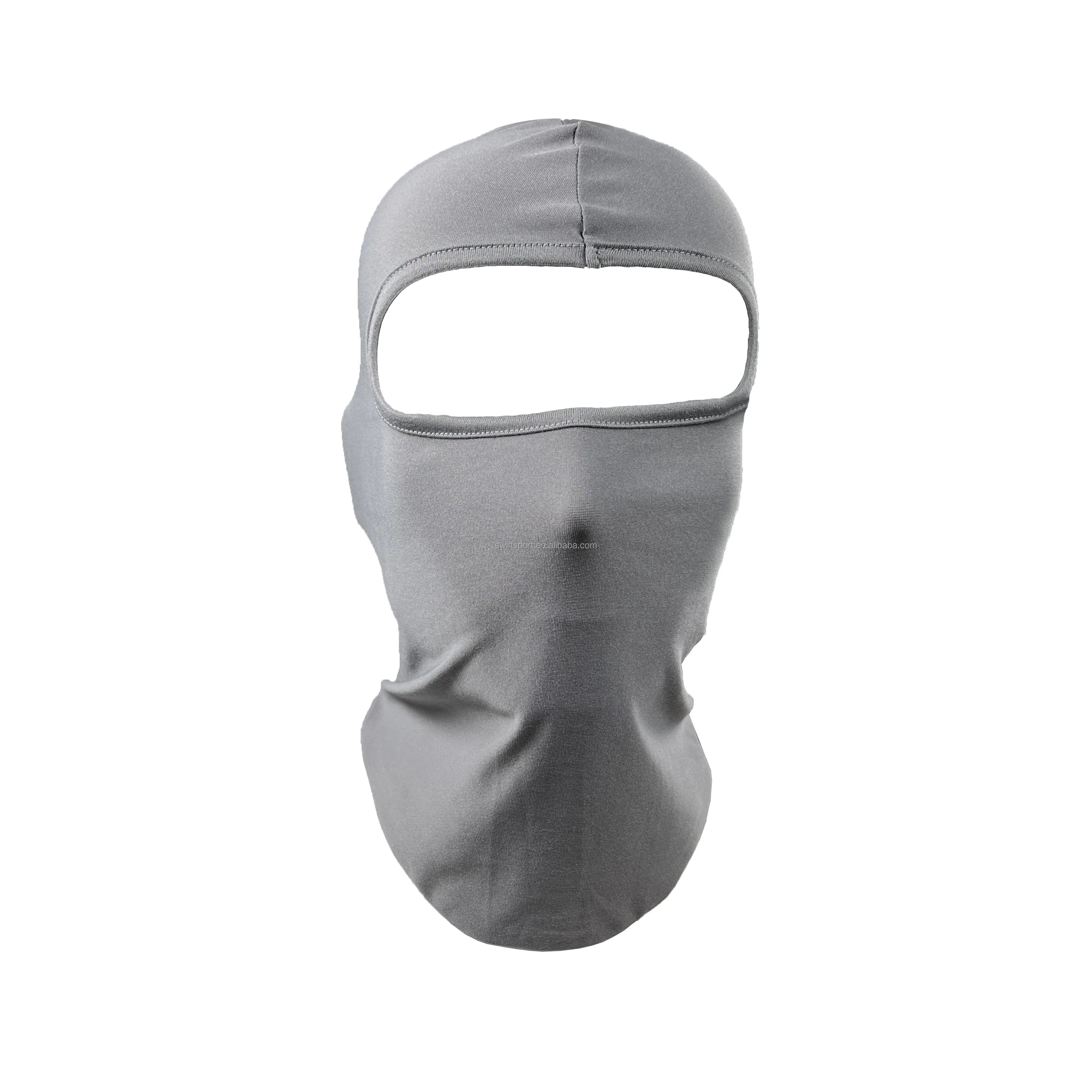 Balaclava warna polos masker wajah logo kustom masker wajah penuh masker Ski 1 lubang balaclava kualitas tinggi grosir Balaclava