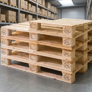Euro Palets de madera Simple y doble cara 1200X800 Plástico Euro Palets de madera disponibles a un precio barato - Product Image 2