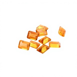 Pierres précieuses octogonales en citrine jaune 100 % naturelle de haute qualité 6x4 mm, prix de gros, bijoux très demandés avec taille de pierre précieuse - Product Image 1