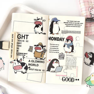 20 feuilles/paquet Autocollants fantaisie animaux en PET, autocollants pour planificateur, pack d'autocollants pour enfants, fournitures pour planificateur - Product Image 4