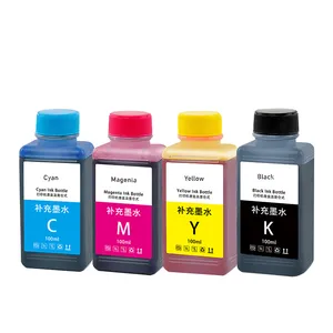 100Ml Universele Kleur Bulk Fles Refill Inkjet Dye Inkt Voor Epson Voor Hp Voor Canon Printer