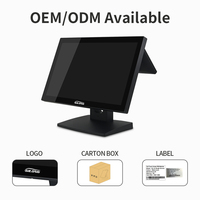 Terminal POS Windows, Prosesor Core I5, Layar Sentuh Kapasitif, Layar Besar 18,5 inci, Cocok untuk Segala Skenario