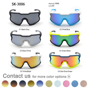 Sifier hommes 600 Base lentille Sport <span class=keywords><strong>lunettes</strong></span> de soleil UV sport <span class=keywords><strong>lunettes</strong></span> de soleil pour courir cyclisme pêche bleu et jaune TR90 cadre - Product Image 3