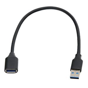 <b>Usb</b> 3.0 Male To Female Extension Cable Black Copper Wire Full Coverage Data Transfer For Computer Flash Drive Mouse <b>Keyboard</b> - Product Image 3