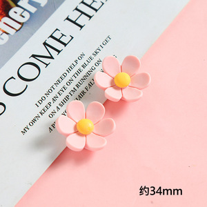 Aimants de réfrigérateur magnétiques en forme de fleur à six pétales - Support photo tridimensionnel DIY en forme de fleur avec miroir robuste recouvert de fer - Product Image 5