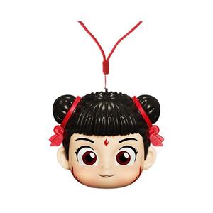 Ventilador de cuello estilo Nezha, Mini ventilador portátil recargable con batería, ventilador de refrigeración portátil para niños, estudiantes, uso al aire libre - Product Image 1