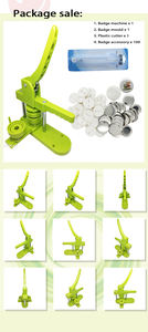 ماكينة صناعة شارة صديقة للبيئة, ماكينة صناعة شارة صديقة للبيئة صناعة شارة صديقة للبيئة بسعر منخفض وفعال من حيث التكلفة لمقاسات القالب 25/32/37/44/58 - Product Image 5