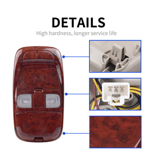 Conjunto de Luz de Techo con Patrón de Madera de Palisandro para Dodge Ram 1500 1999-2002, Consola Superior con Almacenamiento - Product Image 2