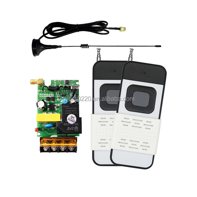 220V/380V Wireless RF Remote Control Switch 433Mhz Remote Switch Industrial Wireless Remote Control Switch for Lighting Fixtures