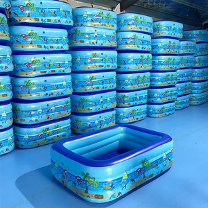 <span class=keywords><strong>Piscine</strong></span> gonflable familiale de taille familiale, durable, en PVC, portable, pour l'extérieur, pour l'été - Product Image 2