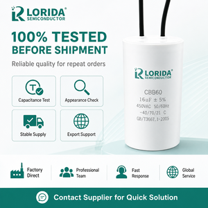 Lorida <span class=keywords><strong>CBB60</strong></span> 5UF 450V 25Uf 500Vac <span class=keywords><strong>Condensateur</strong></span> <span class=keywords><strong>40Uf</strong></span> 450V Ac Sh <span class=keywords><strong>25</strong></span> <span class=keywords><strong>70</strong></span> <span class=keywords><strong>21</strong></span> Machine à laver Démarrage du moteur <span class=keywords><strong>CBB60</strong></span> <span class=keywords><strong>Condensateur</strong></span> 5UF - Product Image 3
