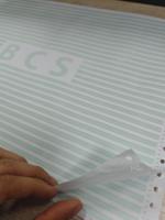 Barre verte personnalisée Perforation régulière Papier d'ordinateur autocopiant Papier pour imprimante matricielle Papier NCR 2-Parts 1-Part Auto Copy Form