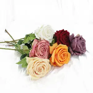 Lusiafloor-flores artificiales de tacto real, arreglo de flores individuales para decoración de bodas y eventos, nuevo producto