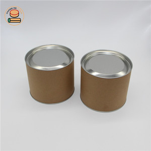 Boîtes en carton recyclé de haute qualité avec couvercles ronds personnalisés, boîtes en papier alimentaire avec papier kraft - Product Image 3