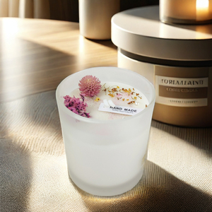<span class=keywords><strong>Velas</strong></span> Aromáticas Personalizadas <span class=keywords><strong>de</strong></span> Marca Propia con Flores Secas Hechas a Mano en <span class=keywords><strong>Vasos</strong></span> Esmerilados <span class=keywords><strong>para</strong></span> Fiestas, Acción <span class=keywords><strong>de</strong></span> Gracias y Navidad - Product Image 4