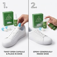 Kit Désodorisant Écologique Personnalisé pour Chaussures : Capsules et Spray Anti-Odeur pour un Contrôle Efficace des Odeurs de Chaussures