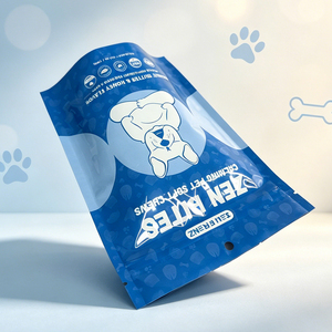 Custom Printed Dog Cat Nutritional Supplement Packaging Bag Resealable Moisture Proof Pet Snack Packaging Stand Up Pouch - Product Image 4