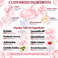 Sérum OEM personnalisé 35 ml au DNA de saumon, Niacinamide, raffermissant, hydratant, anti-âge, au collagène naturel et PDRN