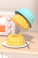 Moule à gâteau en silicone tournesol écologique, résistant à la chaleur, non toxique, pliable, pour usage domestique, outil de cuisson facile à démouler, sac OPP