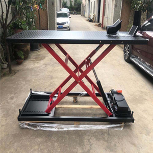 1000lb ไฮดรอลิกรถจักรยานยนต์ Scissor Lift ไฮดรอลิกรถจักรยานยนต์ไฟฟ้า Lift 300กก.400กก.500กก.600กก - Product Image 4