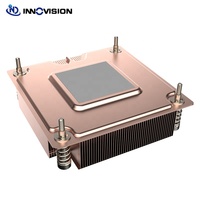 Nouveau dissipateur thermique passif pour serveur PC 1U, hauteur 25,5 mm, avec plaque de contact VC pour processeur Intel LGA1700, espacement des trous 78x78 mm, TDP 200W
