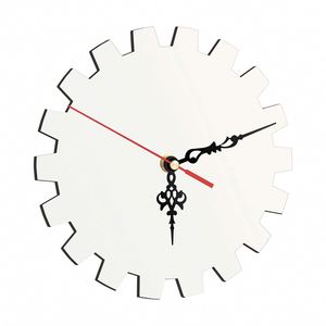 Horloge murale vierge en MDF avec mécanisme, cadre photo, pour sublimation, nouveaux produits 2023 - Product Image 4
