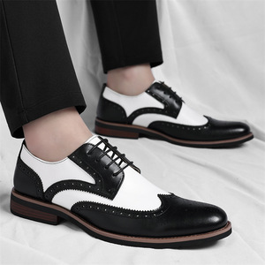 Mocasines de Vestir para Hombre, Parte Superior de PU Transpirable, Cerrados, Antideslizantes, Resistentes, Cómodos, para Oficina, de Goma, para Todas las Temporadas - Product Image 3