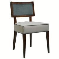 Chaise en daim vert RDC-534