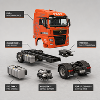 Camion tracteur diesel SITRAK G7S 6x4 530HP d'occasion avec couple élevé pour la logistique transfrontalière SITRAK 6*4 Rapport de vitesse 2.85