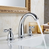 Robinet de lavabo moderne sans contact en laiton de luxe, monocommande noir chromé pour eau froide et chaude