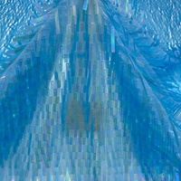 Nouvelle Arrivée Tissu en Dentelle Perlée Brodé de Paillettes Longues et Élégantes pour Robes de Soirée Scintillantes et Spectacles de Mode